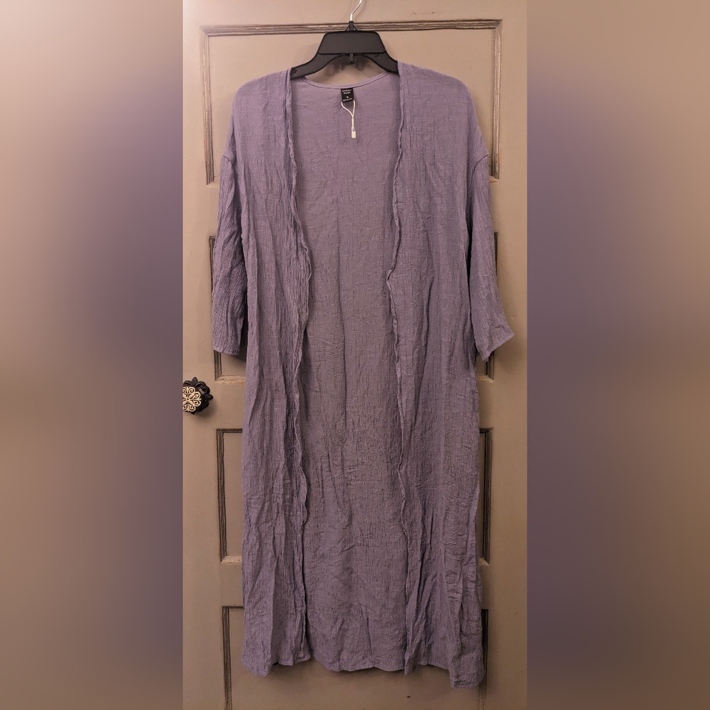 Beautiful Crinkle Lavender Kimono - Emery Rose - Size Medium